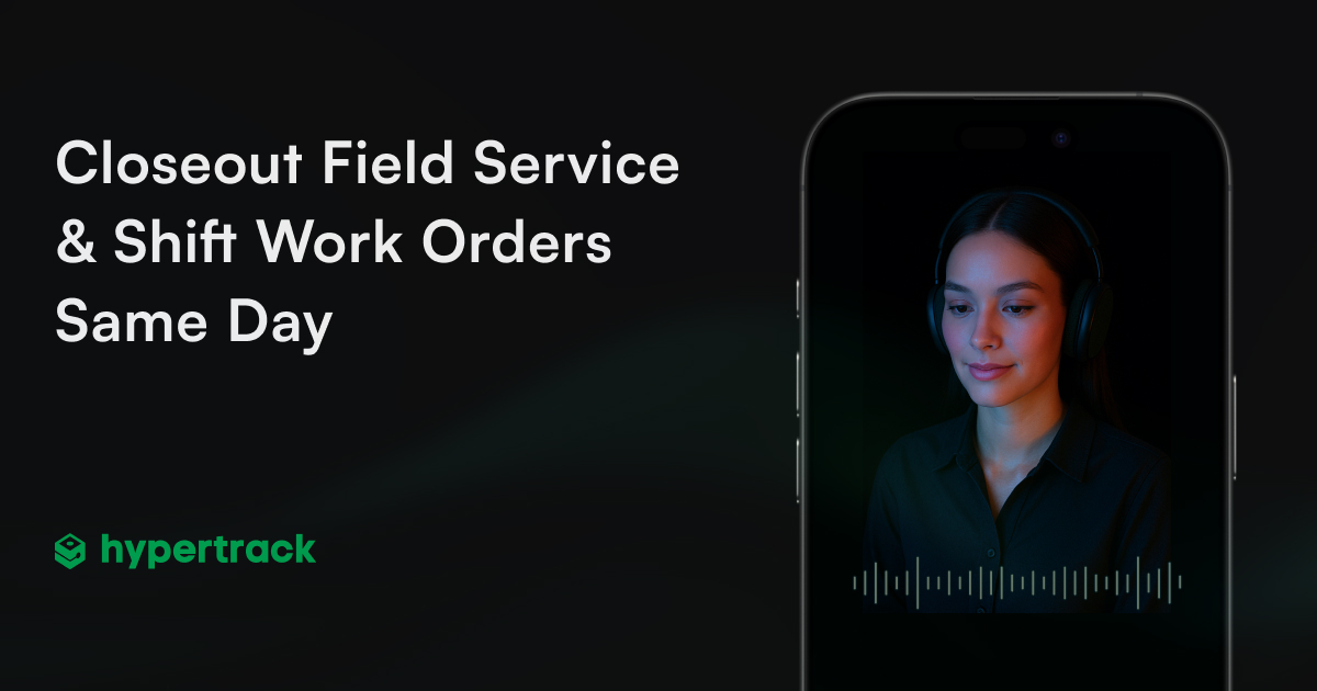 Closeout Orders Same-day with AI